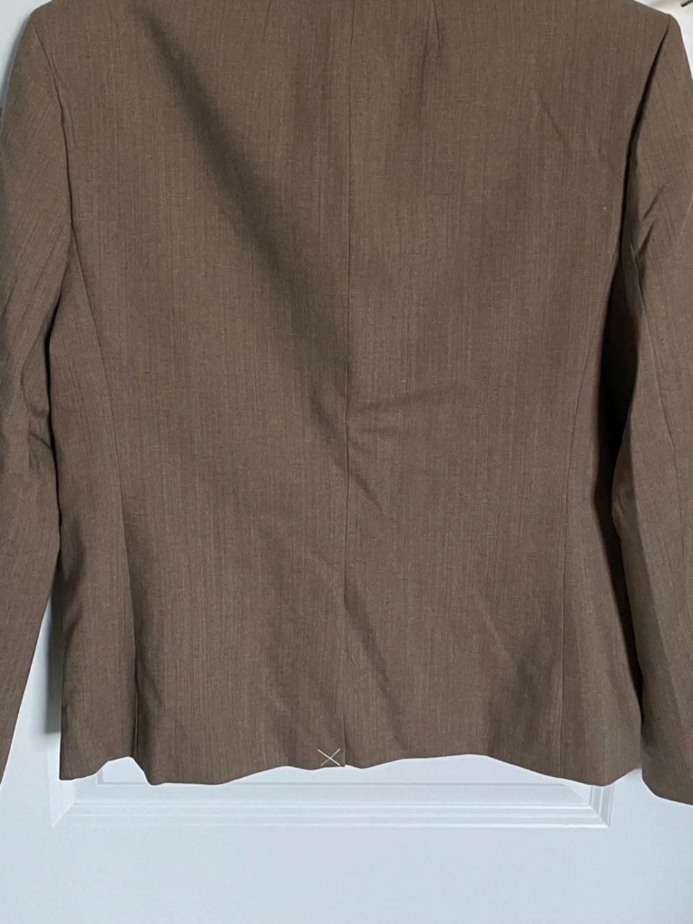 New! J. Crew École Italian studio wool blend Blazer 10 brown tan 54385